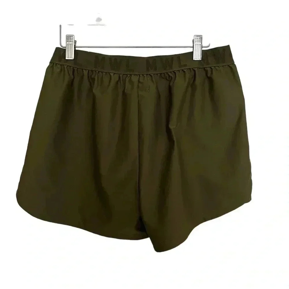 Madewell olive green athletic Allways Pull-On MWL Short size M - Picture 5 of 5